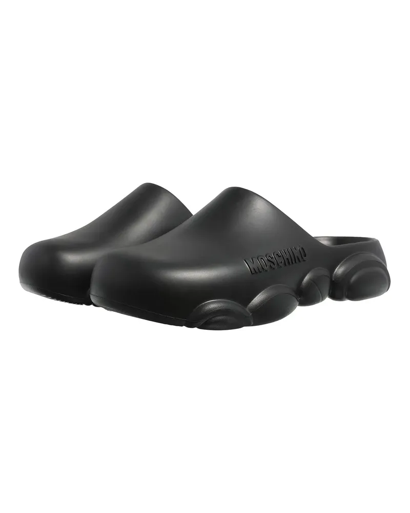 Moschino Slipper & Pantoletten Gummy Bear schwarz Schwarz