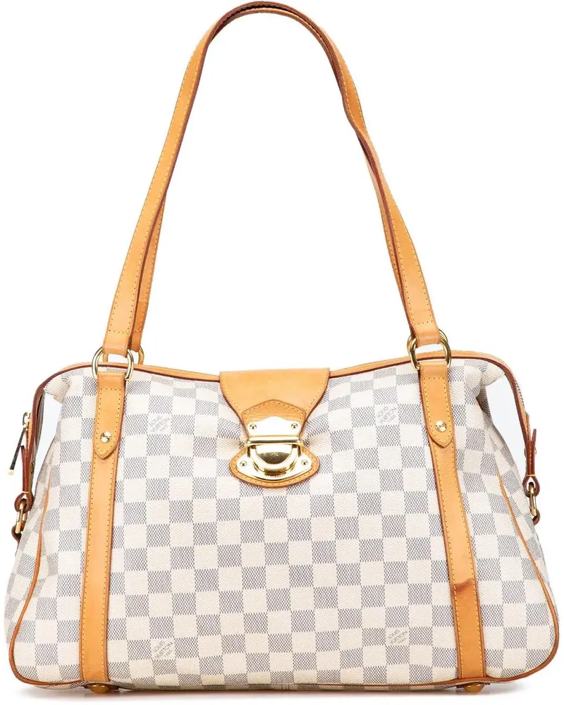 Louis Vuitton Hobo Bags Damier Azur Stresa PM weiß Weiß