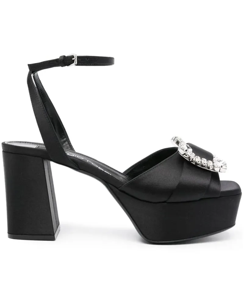 Sergio Rossi Sandalen Sandals Black schwarz Schwarz