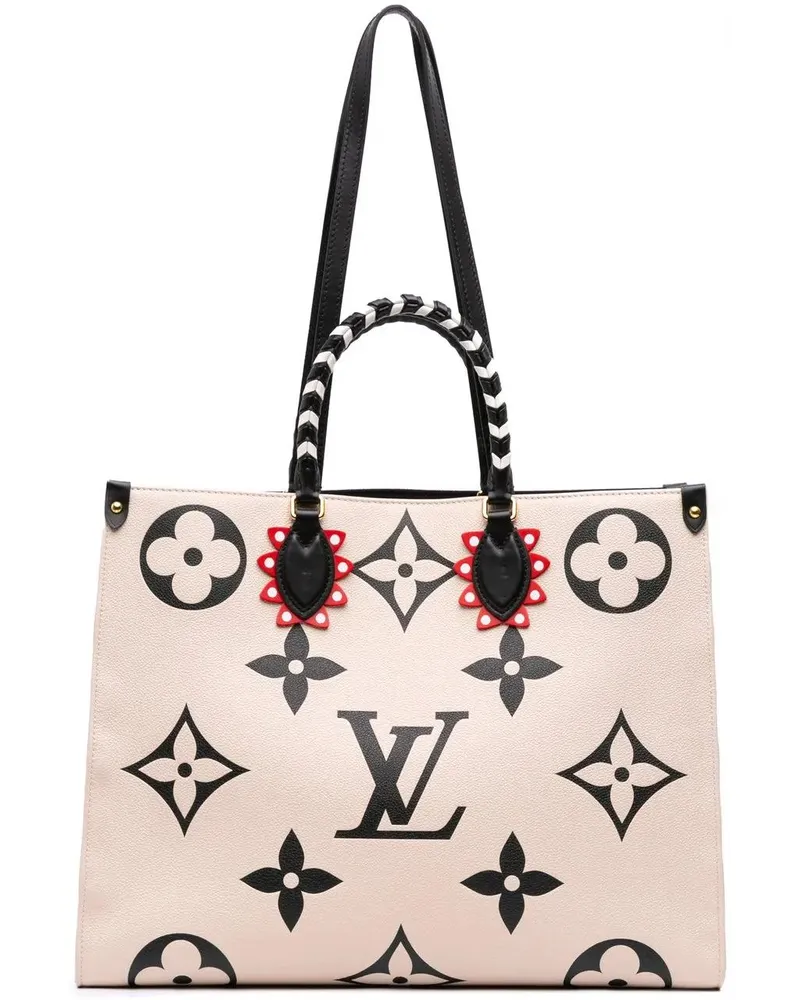 Louis Vuitton Hobo Bags Monogram Empreinte Giant Crafty Onthego GM braun Braun