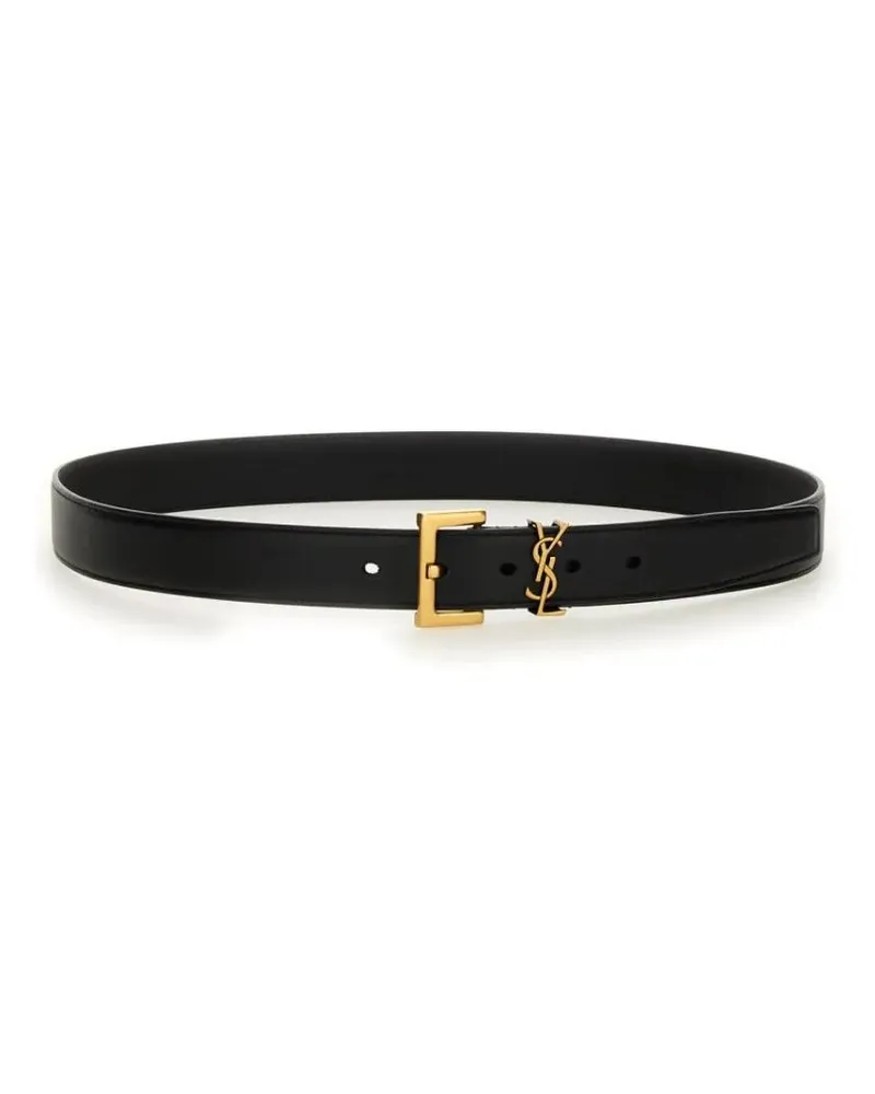 Saint Laurent Gürtel "Cassandras" Belt schwarz Schwarz