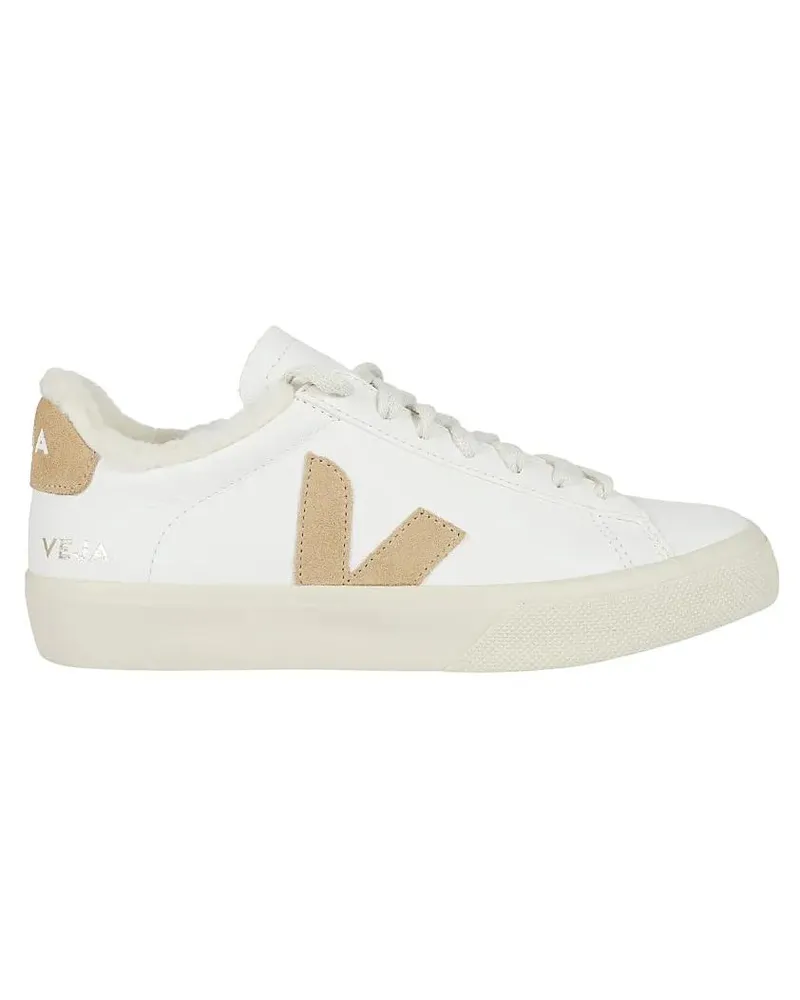 VEJA Low-Top Sneaker Campo Peluche weiß Weiß