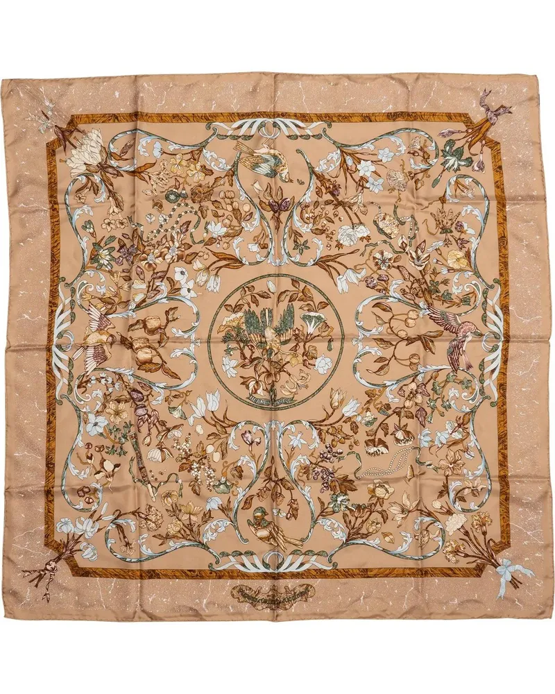 Hermès Tücher & Schals Hermes Classic Pierres d`Orient et d`Occident Silk beige Beige