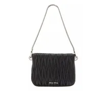 Hobo Bag Miu Sassy Matelassé Nappa Leather Handbag