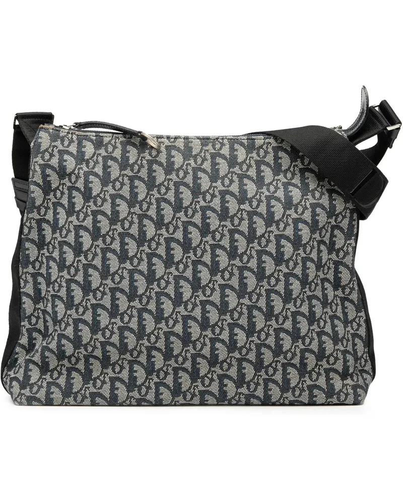 Dior Hobo Bags Diorissimo Trotter Canvas Crossbody blau Blau