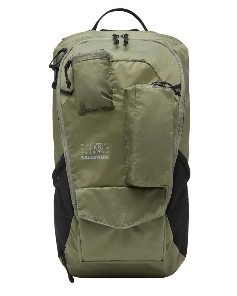 Maison Margiela Rucksäcke Versatile Multi-Compartment Backpack With Padded S grün Grün