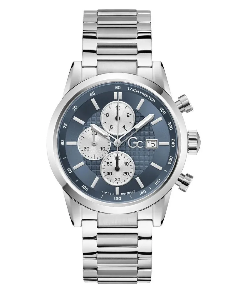 Gc Uhren Quarz-Chronographenuhr  Gallant silver Silber