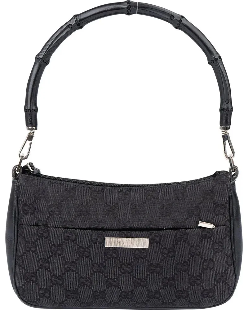 Gucci Crossbody Bags  GG Monogram Bamboo Handbag schwarz Schwarz
