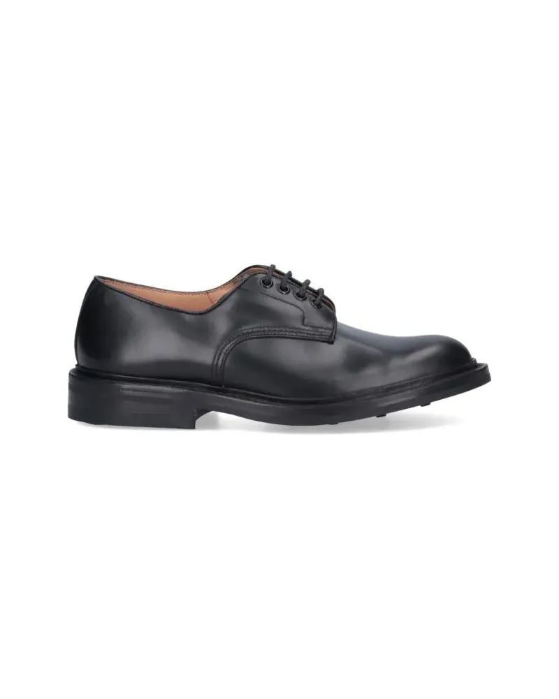 Tricker's Woodstock" Derby Shoes – Black schwarz Schwarz