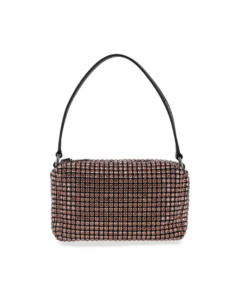 Alexander Wang Hobo Bags "Heiress" Metallic Chain Knit Shoulder Bag gunmetal Gunmetal