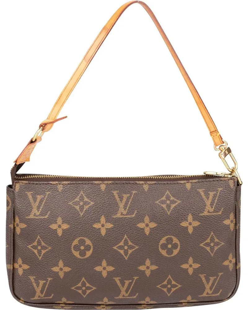 Louis Vuitton Crossbody Bags  Canvas Monogram Pochette Accessoire braun Braun