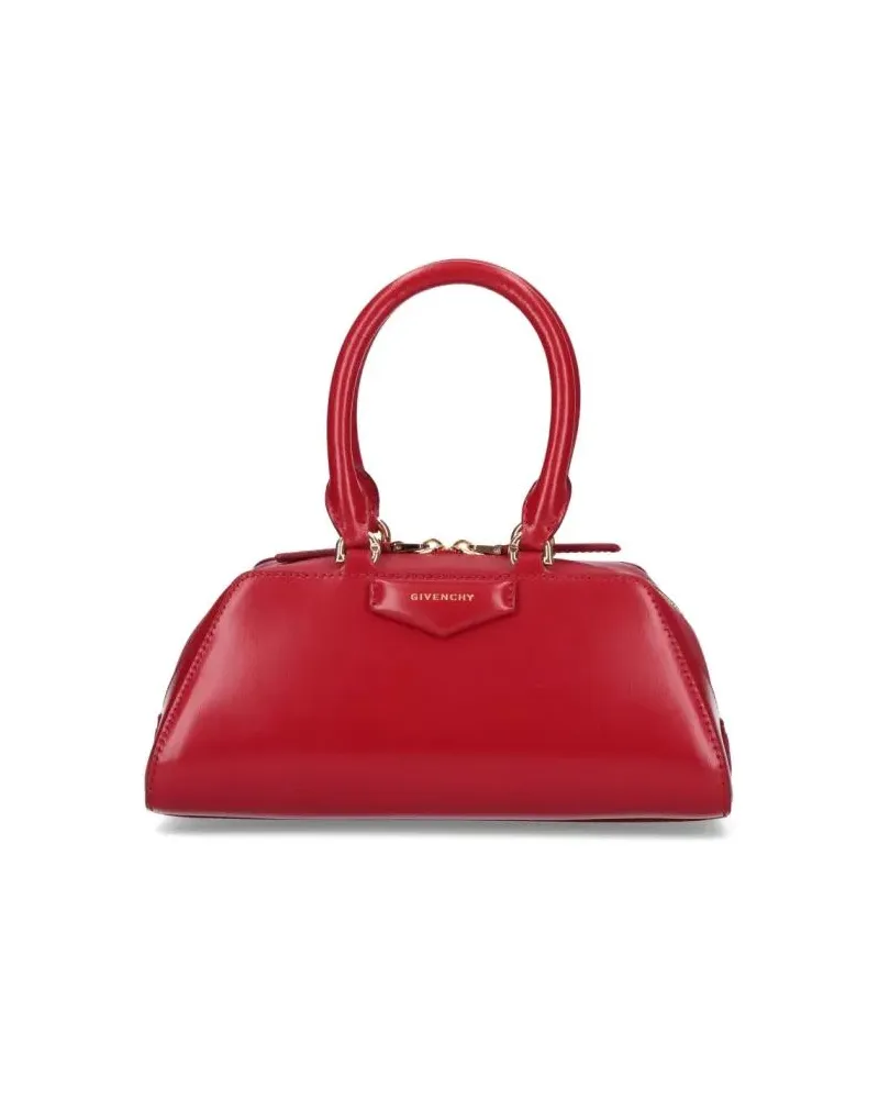 Givenchy Hobo Bags Structured Red Shoulder Bag With Versatile Design rot Rot