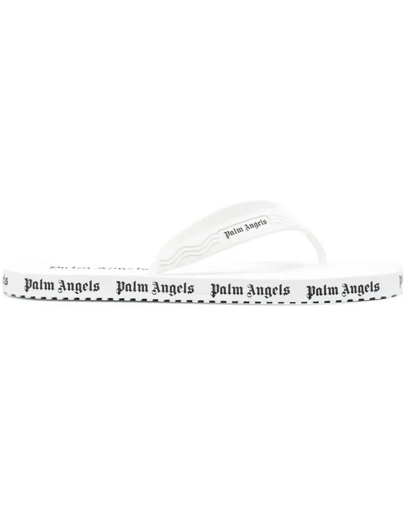 Palm Angels Sandalen Logo Flip Flops Sandals weiß Weiß