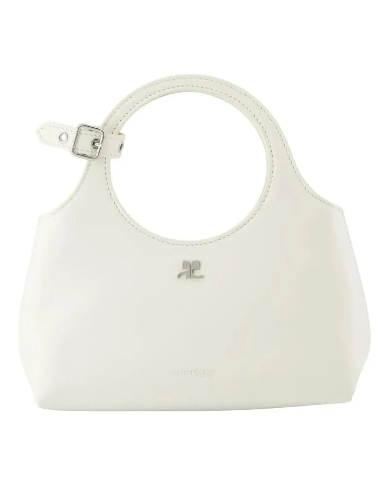 Courrèges Hobo Bags Mini Holy Day Purse - Courreges - Leather weiß Weiß