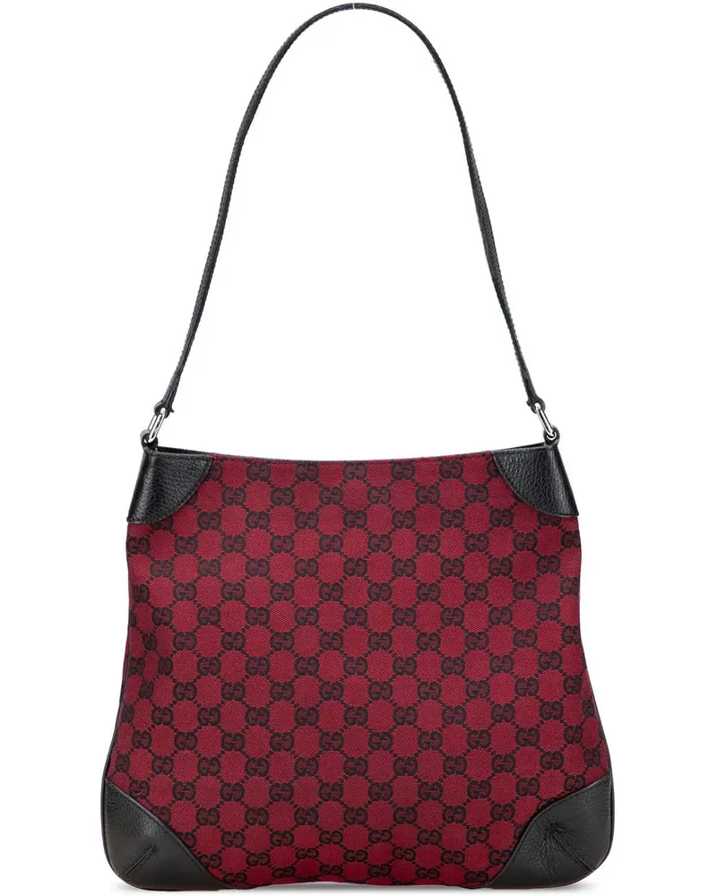 Gucci Hobo Bags GG Canvas Shoulder Bag rot Rot
