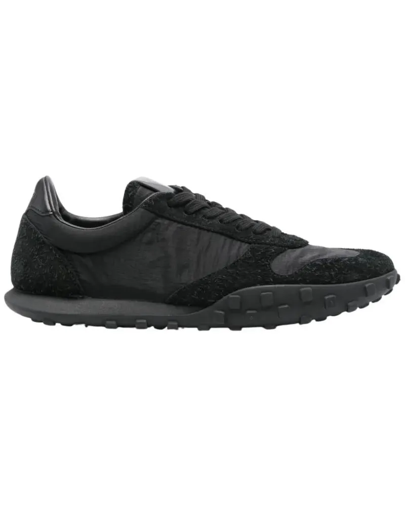 Jil Sander Low-Top Sneaker Textured Black Sneakers schwarz Schwarz