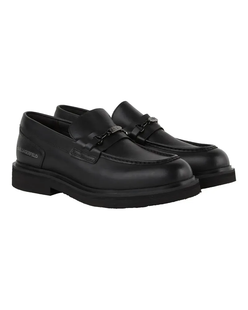 Karl Lagerfeld Slipper & Pantoletten KINGSTON LOAFER schwarz Schwarz