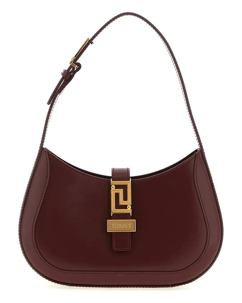 Versace Hobo Bags 'Hobo Greca Goddess' Small Shoulder Bag schwarz Schwarz