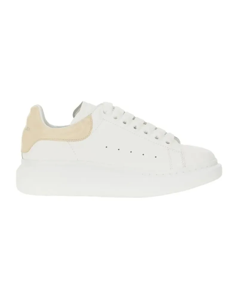 Alexander McQueen Low-Top Sneaker Leather Sneaker weiß Weiß