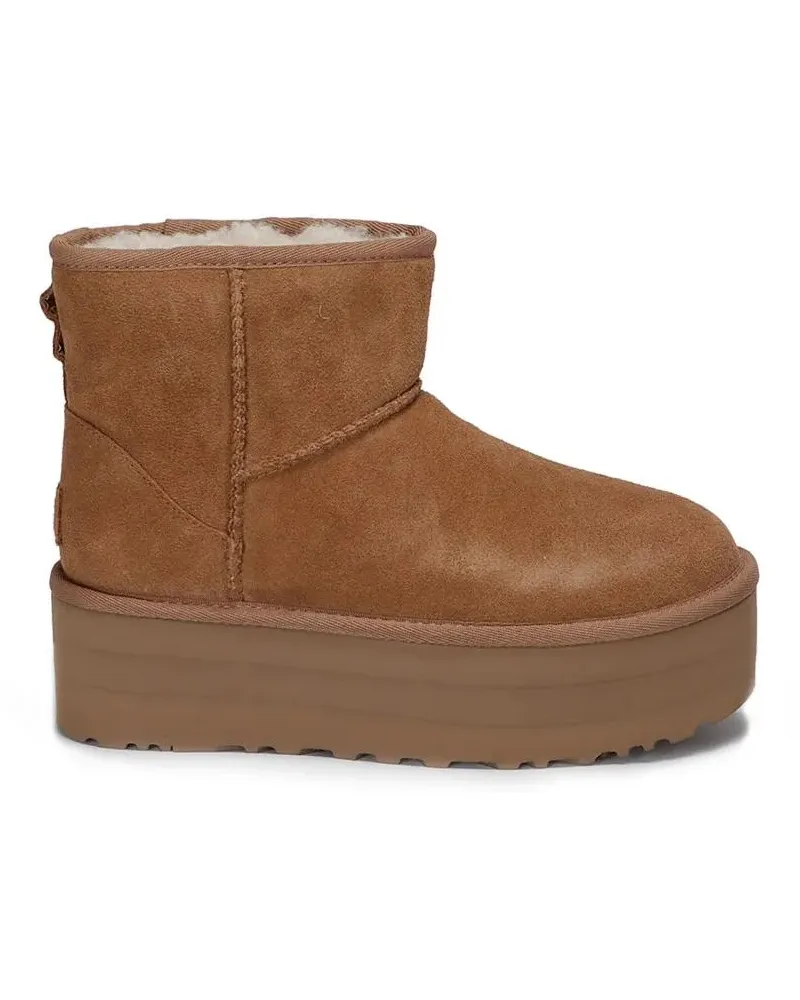 UGG Stiefel Classic Mini Platform Ankle Boots braun Braun