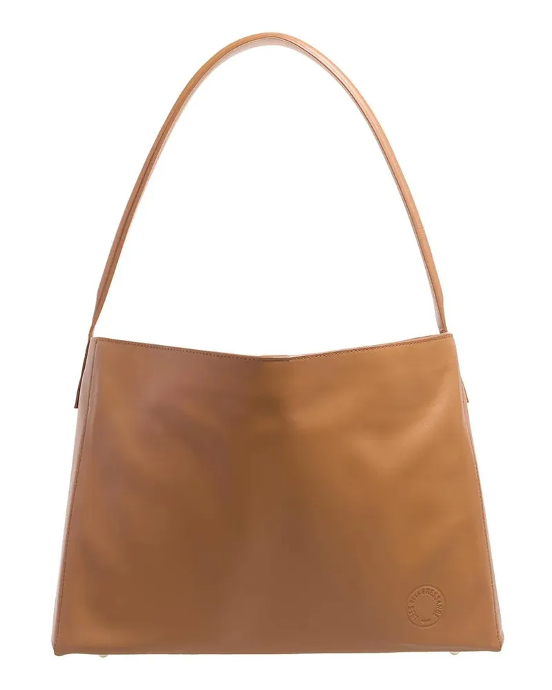 Inès de la Fressange Hobo Bags Leonore L Shoulder Bag - Leather - Camel braun Braun
