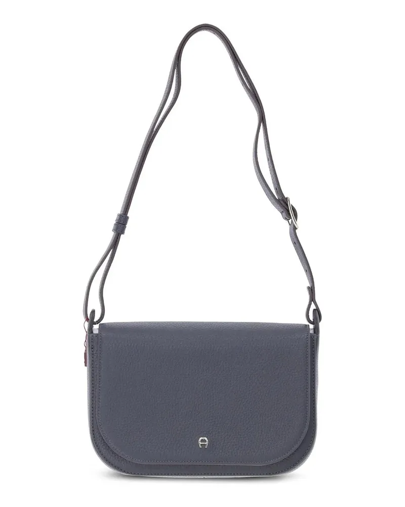 Aigner Crossbody Bags Umhängetasche Pura aus Leder blau Blau
