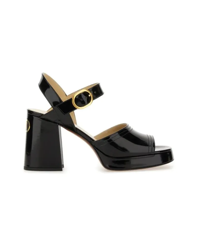 Valentino Garavani Sandalen "Vlogo Signature" Décolleté schwarz Schwarz