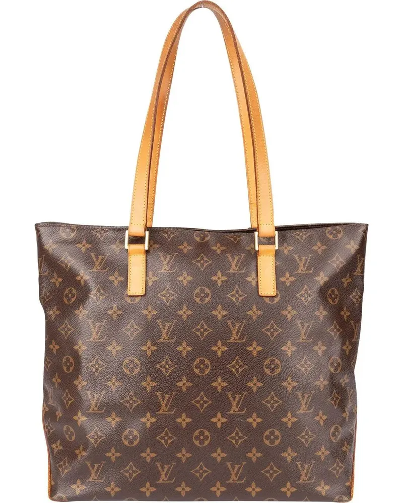 Louis Vuitton Crossbody Bags  Canvas Monogram Cabas Mezzo Shoulder braun Braun