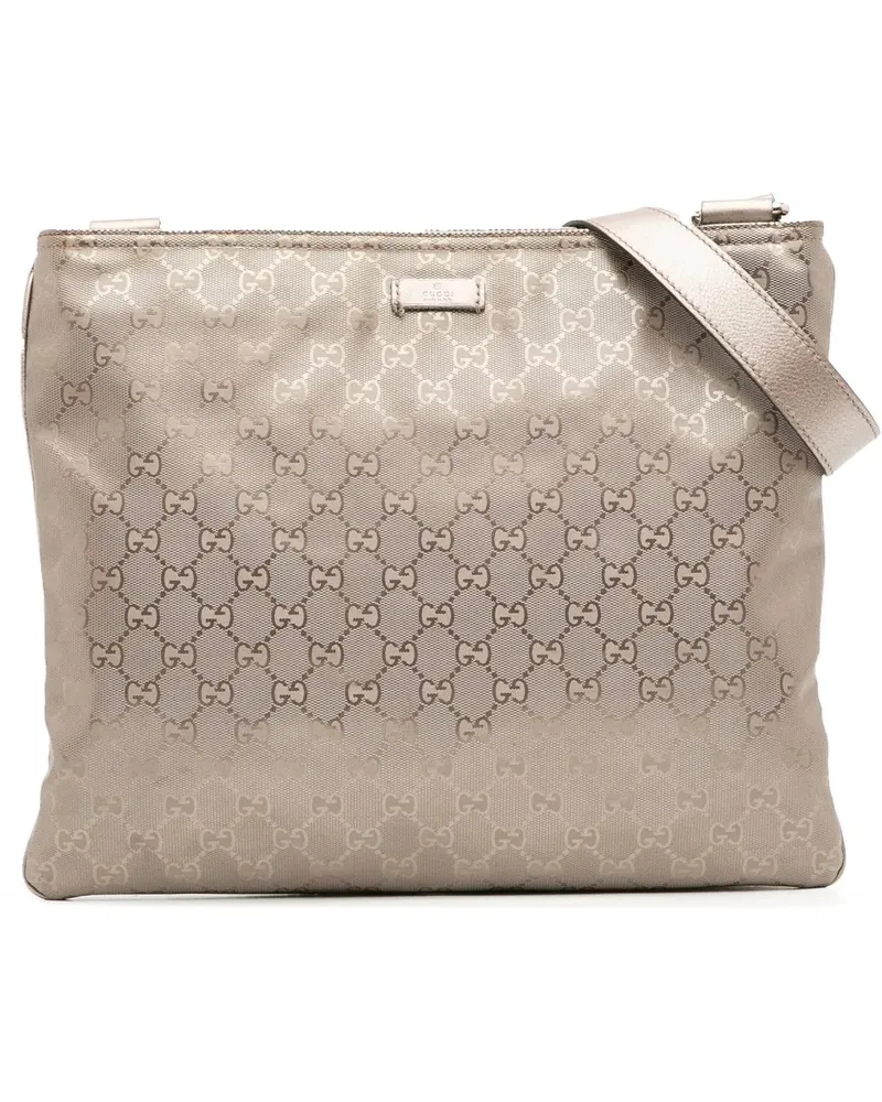 Gucci Hobo Bags GG Imprime Crossbody goldfarben Gold