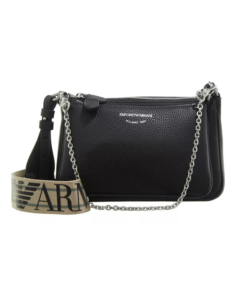 Emporio Armani Clutches Mini Bag Pubble Pu schwarz Schwarz