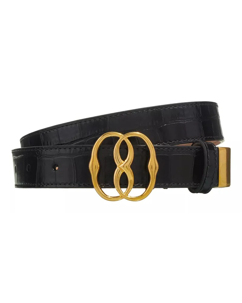 Bally Gürtel Emblem 25 Fin schwarz Schwarz