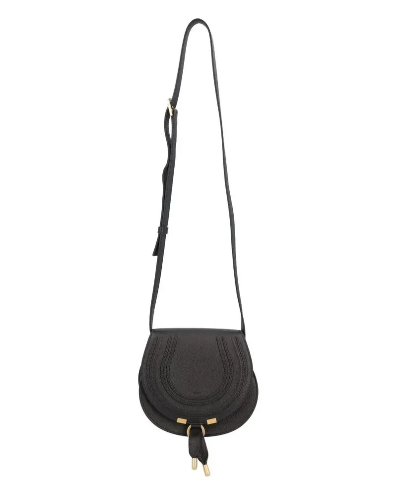 Chloé Hobo Bags Marcie Small Saddle Bag Black schwarz Schwarz