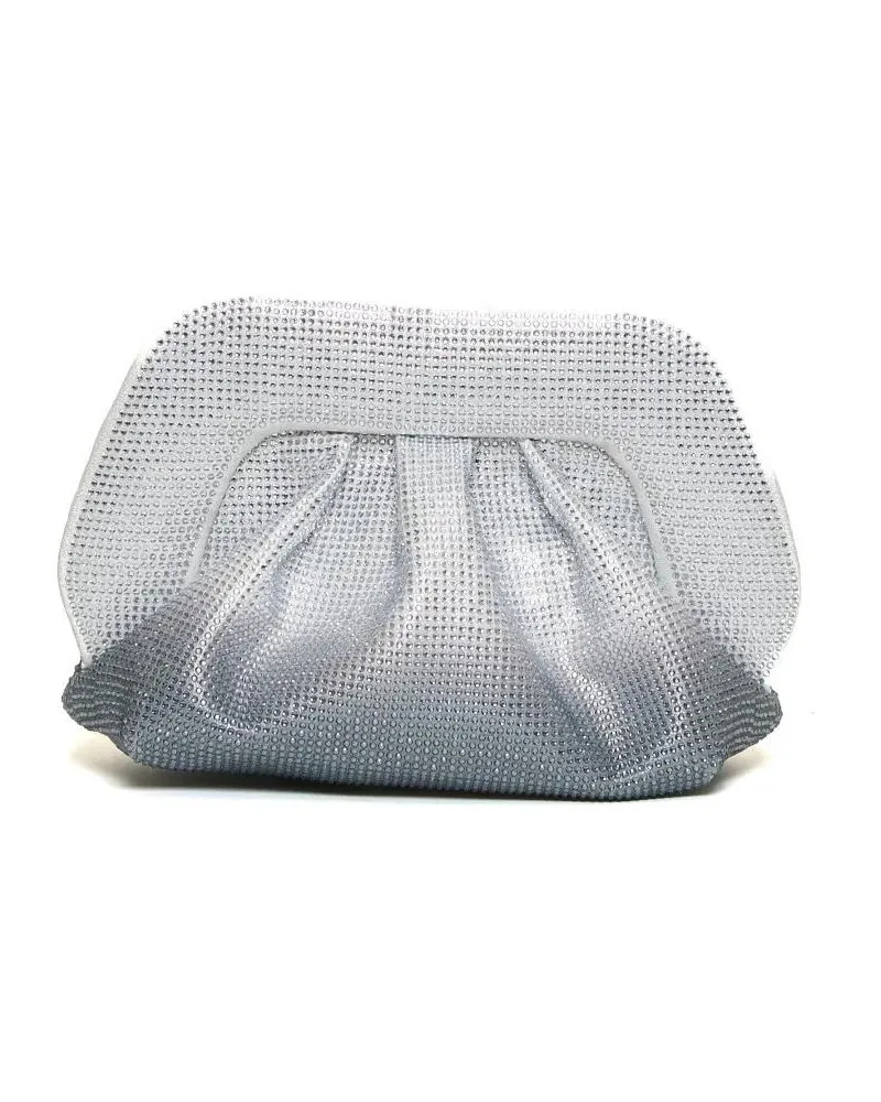 THEMOIRÈ Clutches Clutch Strass Degrade Silver Smoke With Micro Stra silberfarben 