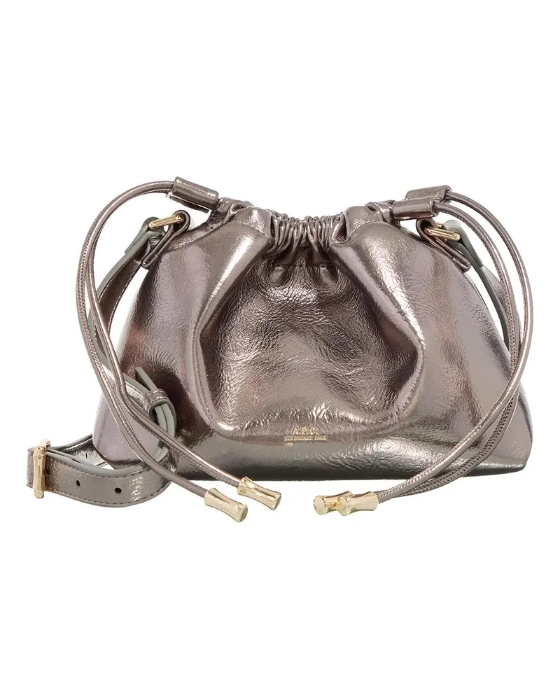 A.P.C. Beuteltaschen Sac Ninon Mini silberfarben 