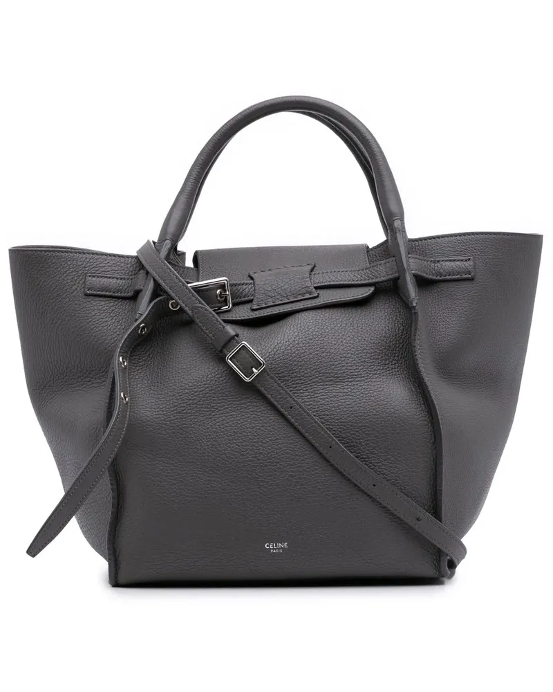 Celine Hobo Bags Small Grained Calfskin Big Bag grau Grau
