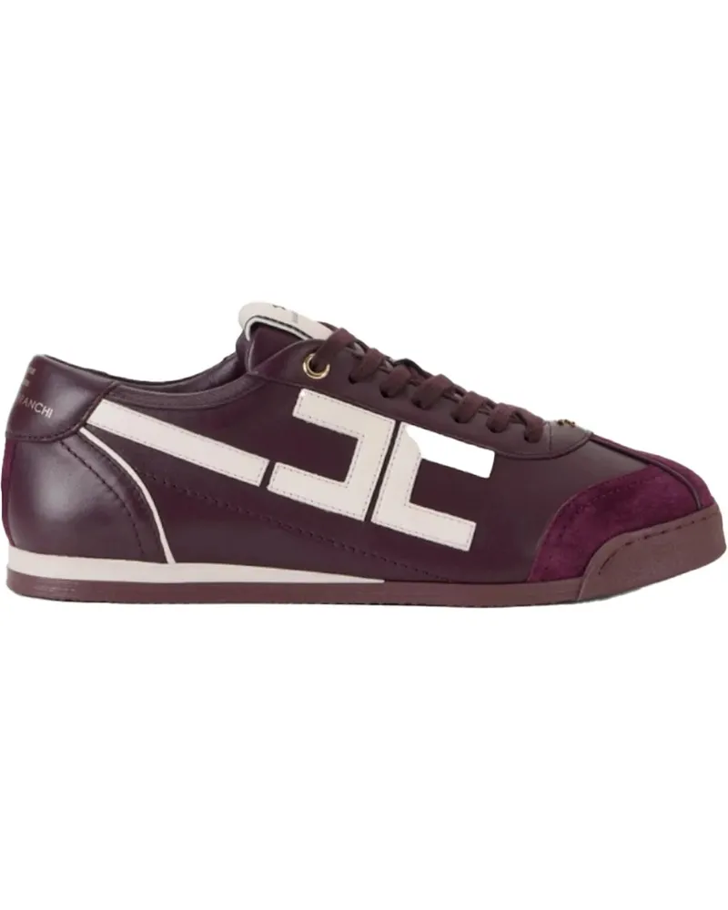 Elisabetta Franchi Low-Top Sneaker Sneakers Merlotmilk braun Braun