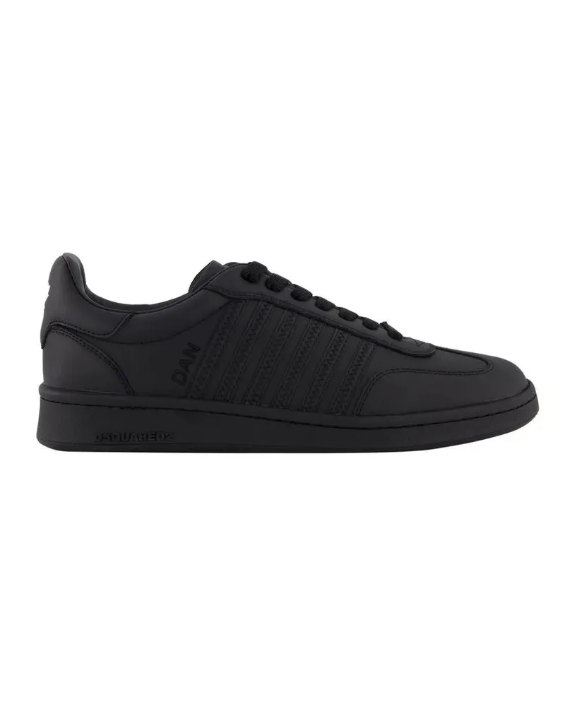 Dsquared2 Low-Top Sneaker Heren Lace-Up Low Top Sneakers schwarz Schwarz