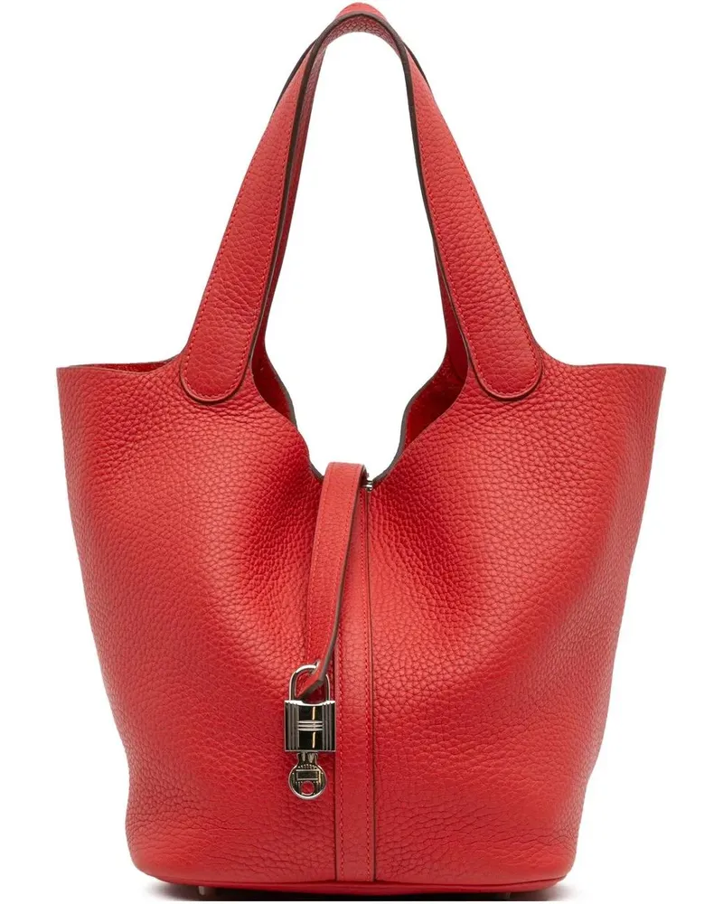 Hermès Crossbody Bags Clemence Picotin Lock 22 rot Rot