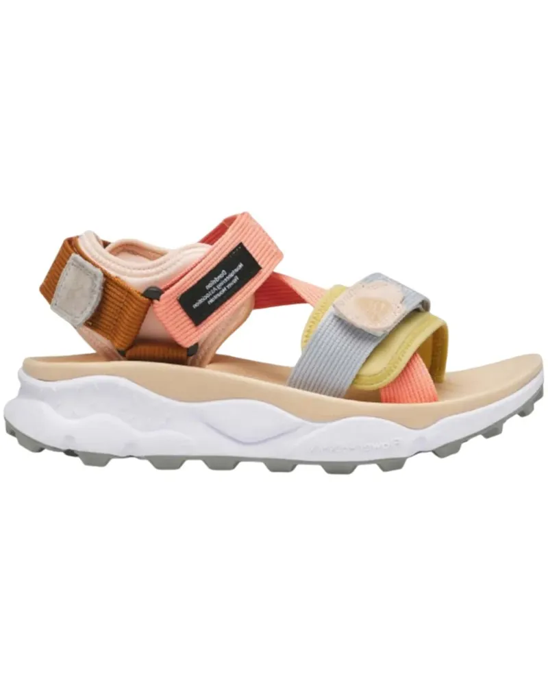 Flower MOUNTAIN Sandalen Sandals Taupesalmon rosa Gold