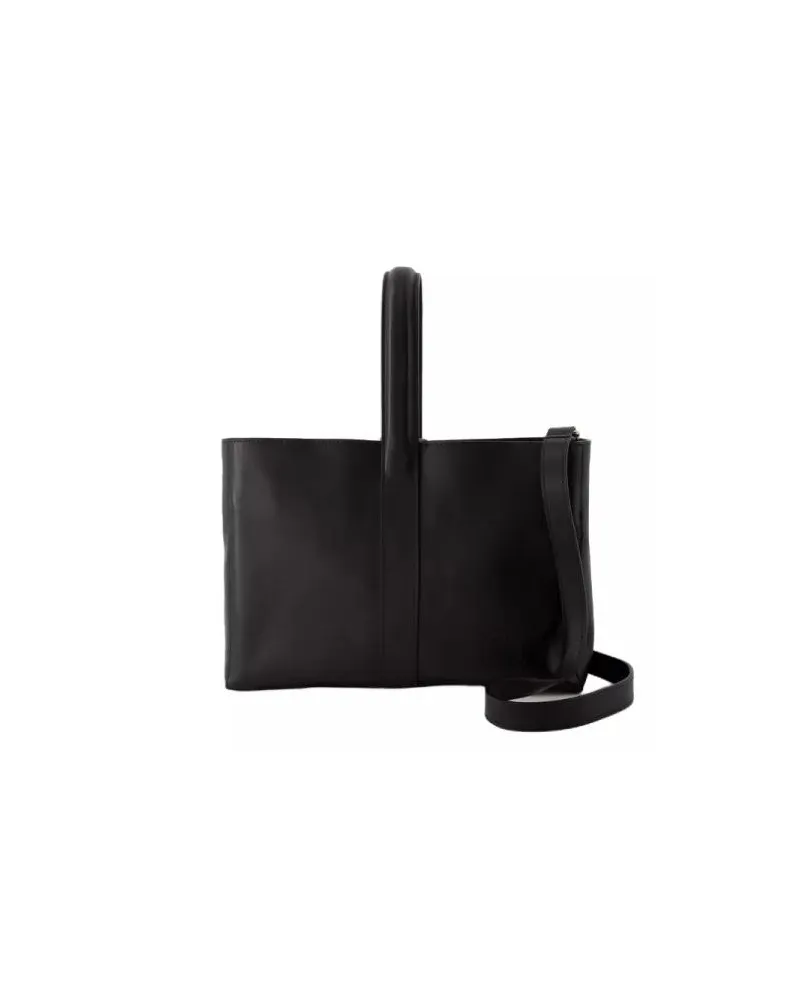 Inès de la Fressange Crossbody Bags Leonore Bag - Leather - Black Schwarz