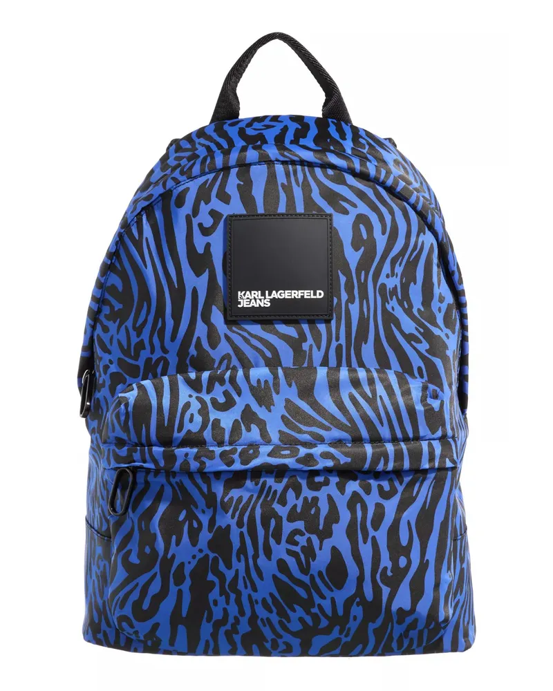 Karl Lagerfeld Rucksäcke Urban Nylon Backpack Aop blau Blau