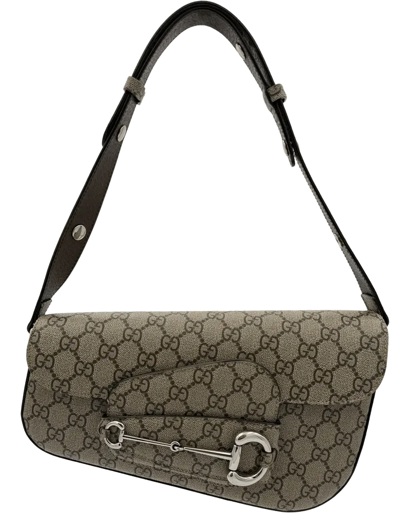 Gucci Crossbody Bags  Horsebit Monogram - Beige bunt Bunt