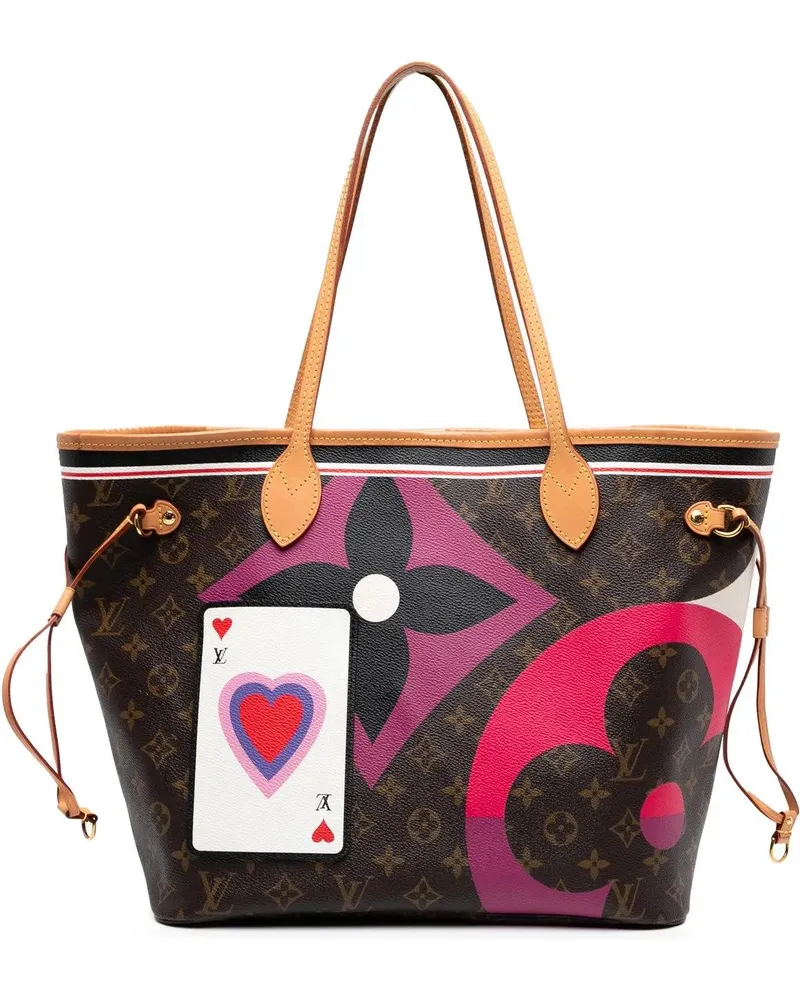 Louis Vuitton Shopper Monogram Game On Neverfull MM braun Braun