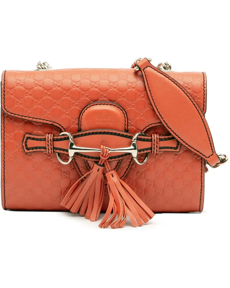 Gucci Hobo Bags Mini Microssima Emily Crossbody orange Orange