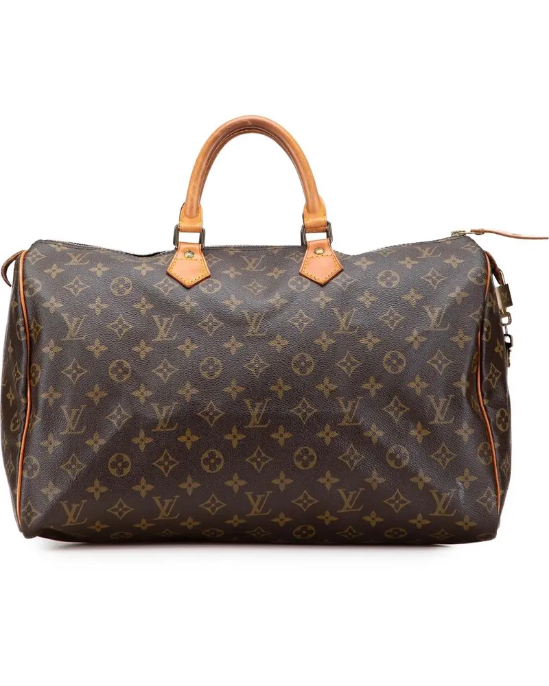 Louis Vuitton Crossbody Bags Monogram Speedy 40 braun Braun