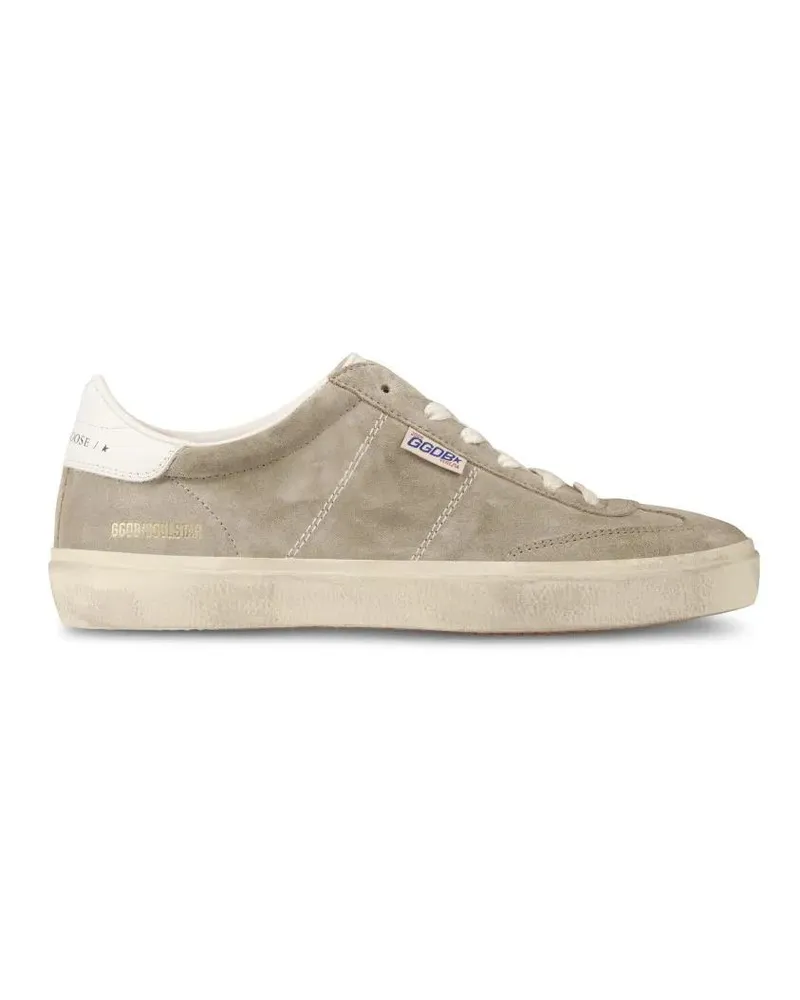 Golden Goose Low-Top Sneaker Soft Suede Lace-Up Sneakers With Subtle Branding beige Beige