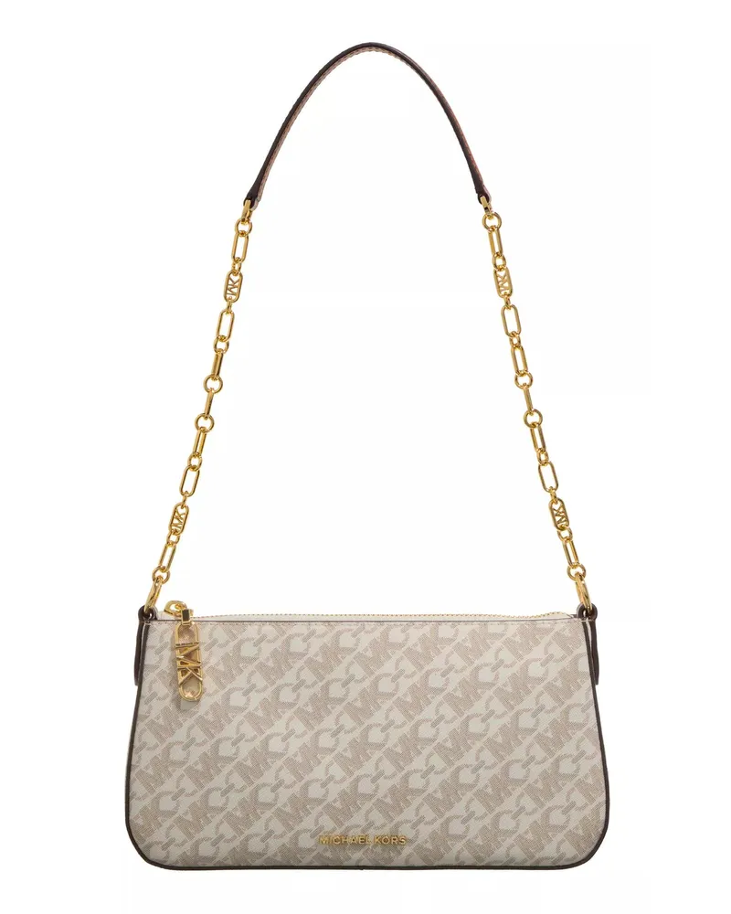 Michael Kors Pochettes Md Chain Pouchette beige Beige