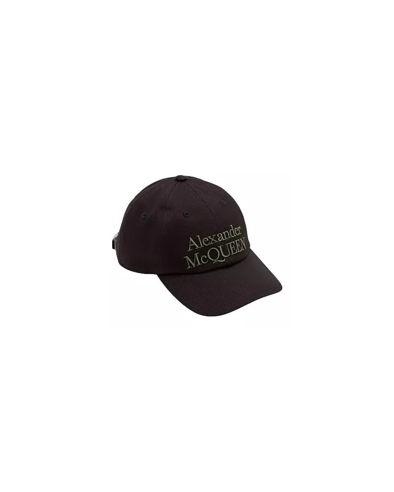 Alexander McQueen Caps & Mützen Baseball Cap schwarz Schwarz
