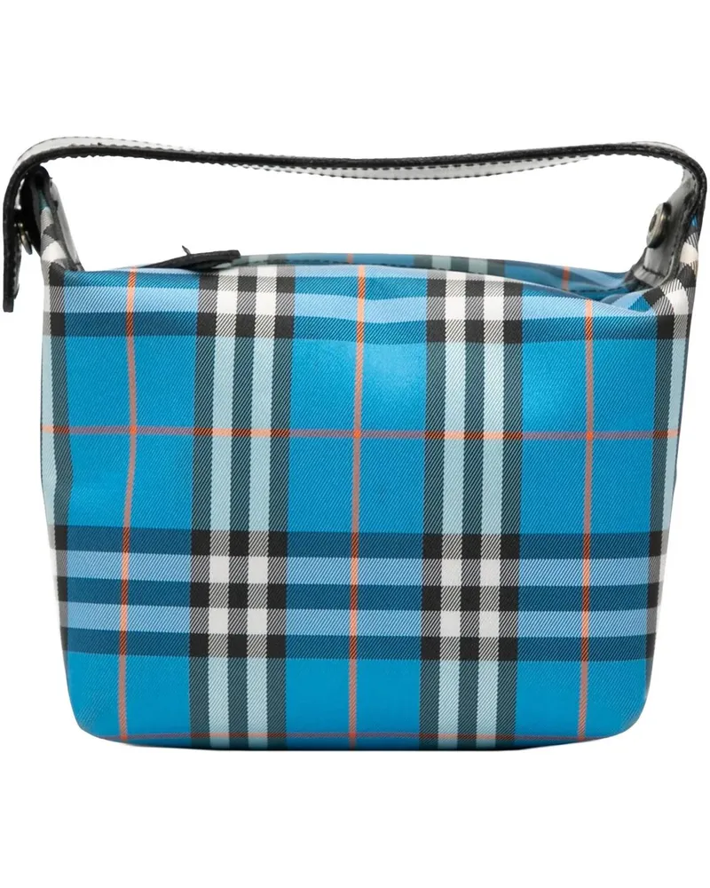Burberry Crossbody Bags Mini House Check Canvas Handbag blau Blau