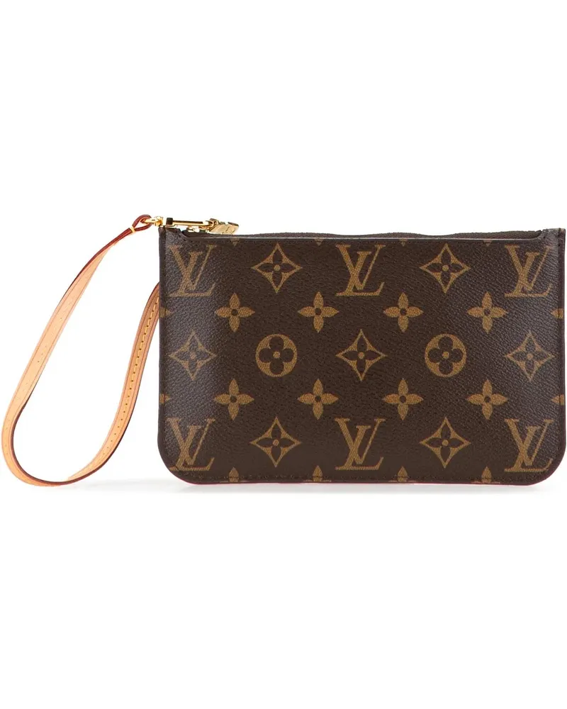 Louis Vuitton Kosmetiktaschen Monogram Neverfull Pouch braun Braun